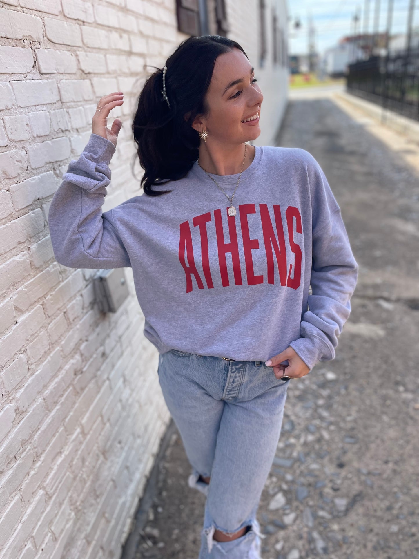 ATHENS CREWNECK