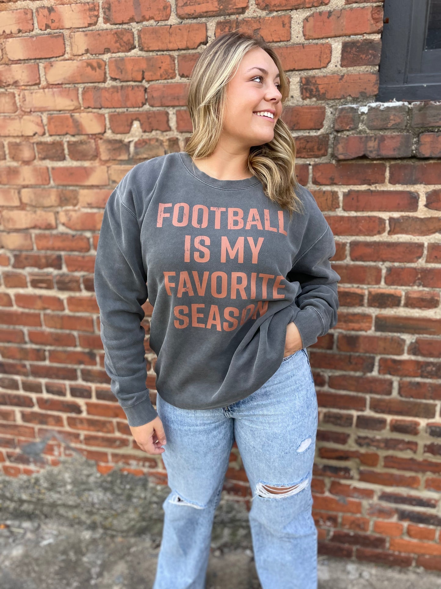 FOOTBALL IS MY FAVORITE SEASON - CREWNECK SWEATSHIRT