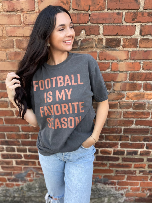 SHORT SLEEVE - FOOTBALL IS MY FAVORITE SEASON T-SHIRT